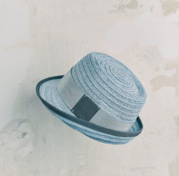 CHAPEAU TRILBY ENFANT - Bleu bordé ruban Bleu Marine